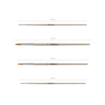 Synthetic brushes ErichKrause® for watercolors and poster paints - Image 2