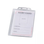 Foska Badge, plastic, vertical, 75 x 110 mm