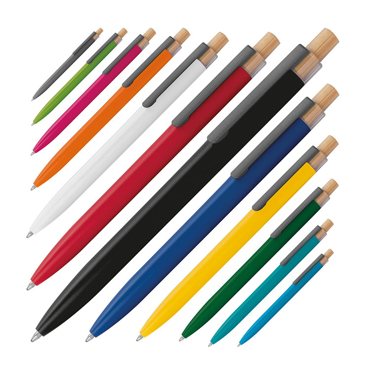 Пенкало алуминиумско со бамбус Пенкало алуминиумско со бамбус - Image 1