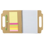 Еко тефтер со пенкало и самолепливи ливчиња - Image 3