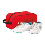 Zipped, 600D polyester bag for storing a pair of shoes - Image 5