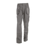 Men's trousers in 98% cotton and 2% elastane (240 g/m²). Contains 6 pockets: 2 side pockets with zip - Image 5
