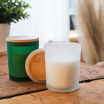 Свеќа во тегла ароматична со бамбусово капаче - Image 19