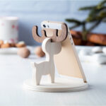 Држач за мобилен, дрвен, елен - Image 3