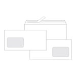 Коверт со десен прозор, 110х230мм