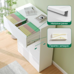 Фиокар метален со 4 компактни фиоки 45/90/131 - Image 10