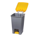 Planet waste bin with pedal, plastic, 70 L - Image 3