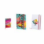 Тефтер А5 со ластик, сублимациски, 100л. бланко - Image 4