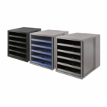 Полица со 5 отворени фиоки