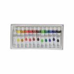 Foska Tempera paints, professional, in tubes, 12 ml, 12 colors - Image 2