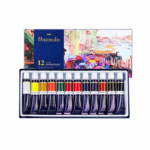 Deli Finenolo Watercolor Paints, in a tube, 12 colors x 12 ml