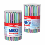Ballpoint pen ErichKrause® Neo® Pastel Pearl, ink color: blue (tube 60 pcs.) - Image 4