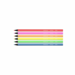 Hexagonal color pencils 6 Neon colors - Image 2