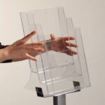 Сталак со ПВЦ држач А4 со 3 прегради, (210*297мм) - Image 4