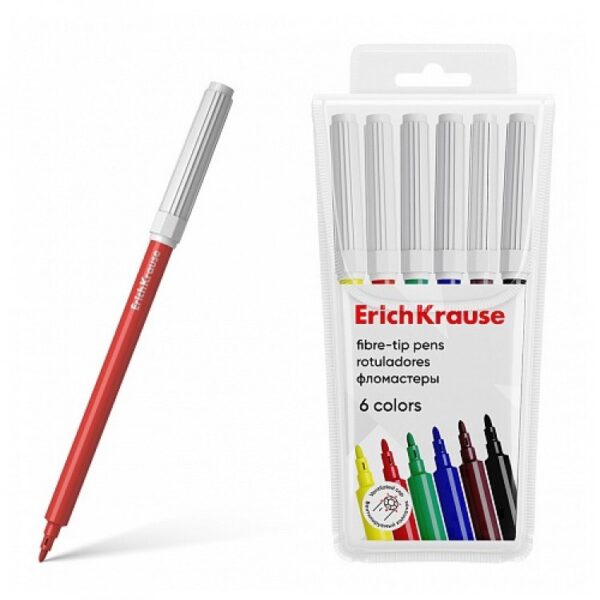 фломастери од 6 бои