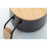 Еко чаша термос 300мл, бамбус капак, рец. инокс - Image 6