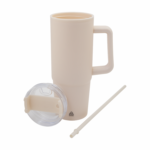 Еко чаша термос 900мл, рециклиран пластика - Image 5