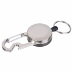 Retractable keychain with metal carabiner - Image 4
