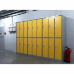 Wardrobe metal, with 6 doors, 90x45x185 RFG - Image 8