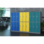 Wardrobe metal, with 6 doors, 90x45x185 RFG - Image 10