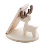 Држач за мобилен, дрвен, елен