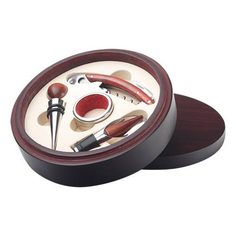 Round сет за вино Сет за вино круг - Image 1