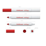 Боици фломастери 1/8 џамбо 2.стр со печат, лес.пер - Image 3