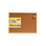CORK BOARD 30x40 WOODEN FRAME - Image 2