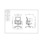 Office chair RFG Snow W - Image 6