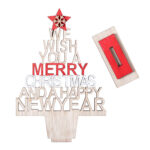 Украс дрвен Новогодишна елка - Image 2