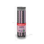 Plastic graphite triangular pencil with eraser ErichKrause® Dots HB - Image 7