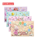 Папка со копче А4 шарена Анималс Erich Krause