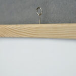 WHITE BOARD, MAGNETIC, 120x80cm WOODEN FRAME - Image 3