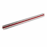 Foska Scale ruler, 30 cm, three-sided